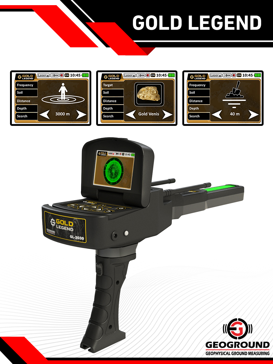 Gold Legend Metal detector is a powerful multisystems device of a Long