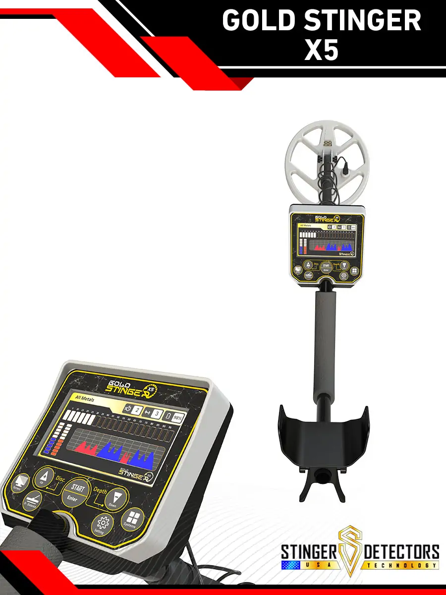 Gold Stinger X5 Metal Detector – Destination Gold Detectors LLC