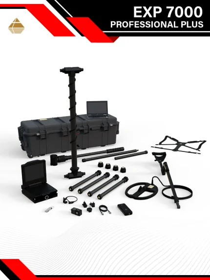 OKM eXp 7000, eXp 7000 Professional Plus, 3D ground scanner, gold detector, treasure detector, metal detector, tunnel detector, mineral scan, VLF scan, German gold detector, professional treasure hunting equipment, deep gold detector, OKM 3D scanner