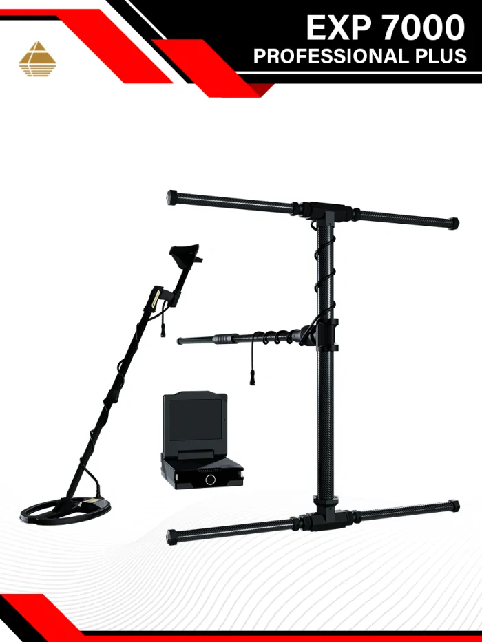 OKM eXp 7000, eXp 7000 Professional Plus, 3D ground scanner, gold detector, treasure detector, metal detector, tunnel detector, mineral scan, VLF scan, German gold detector, professional treasure hunting equipment, deep gold detector, OKM 3D scanner